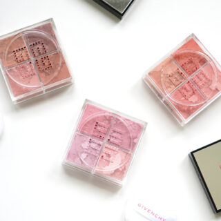 Givenchy Prisme Libre blushes 3 shades Taffetas Rose Voile Corail Organza Sienne